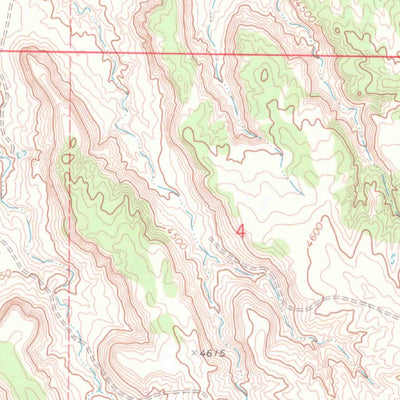 United States Geological Survey Floating W Ranch, CO (1971, 24000-Scale) digital map