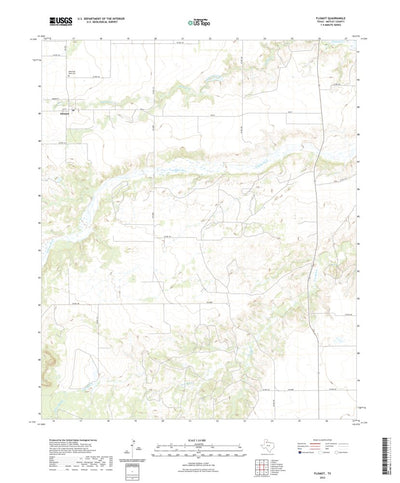 United States Geological Survey Flomot, TX (2022, 24000-Scale) digital map