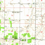 United States Geological Survey Flora, IL (1948, 62500-Scale) digital map