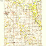 United States Geological Survey Flora, IL (1949, 62500-Scale) digital map