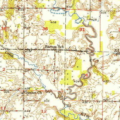 United States Geological Survey Flora, IL (1949, 62500-Scale) digital map