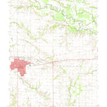 United States Geological Survey Flora, IL (1970, 24000-Scale) digital map