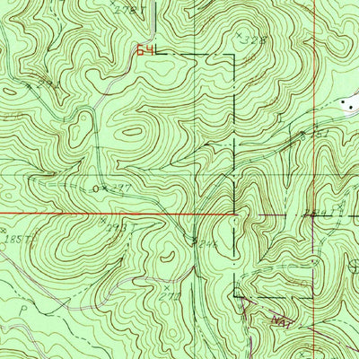 United States Geological Survey Flora, LA (1983, 24000-Scale) digital map