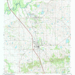 United States Geological Survey Flora, MS (1988, 24000-Scale) digital map