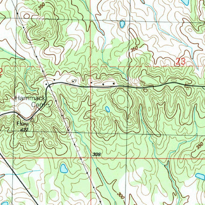 United States Geological Survey Flora, MS (1988, 24000-Scale) digital map