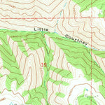 United States Geological Survey Flora, OR-WA (1967, 24000-Scale) digital map