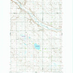 United States Geological Survey Flora SE, ND (1951, 24000-Scale) digital map