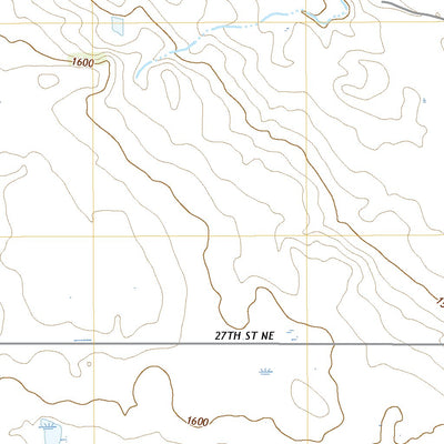 United States Geological Survey Flora SE, ND (2020, 24000-Scale) digital map