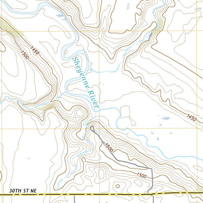 United States Geological Survey Flora SE, ND (2020, 24000-Scale) digital map