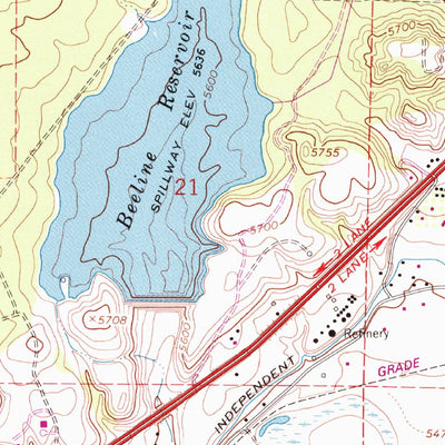 United States Geological Survey Flora Vista, NM (1963, 24000-Scale) digital map