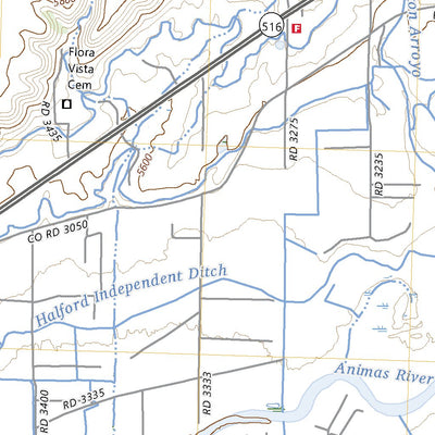 United States Geological Survey Flora Vista, NM (2023, 24000-Scale) digital map