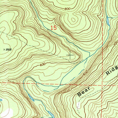 United States Geological Survey Floral, AR (1973, 24000-Scale) digital map