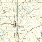 United States Geological Survey Florein, LA (1942, 62500-Scale) digital map