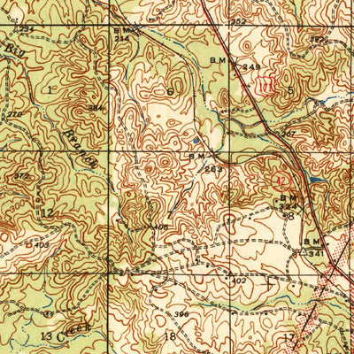 United States Geological Survey Florein, LA (1944, 62500-Scale) digital map