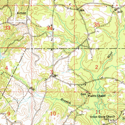 United States Geological Survey Florein, LA (1954, 62500-Scale) digital map