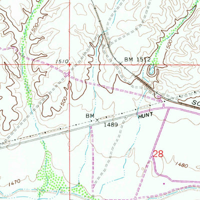 United States Geological Survey Florence, AZ (1965, 24000-Scale) digital map