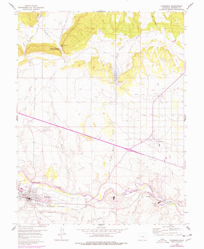 United States Geological Survey Florence, CO (1959, 24000-Scale) digital map