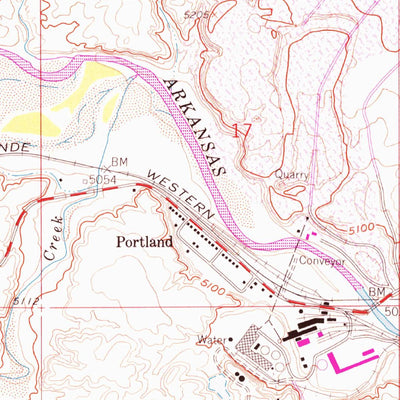 United States Geological Survey Florence, CO (1959, 24000-Scale) digital map