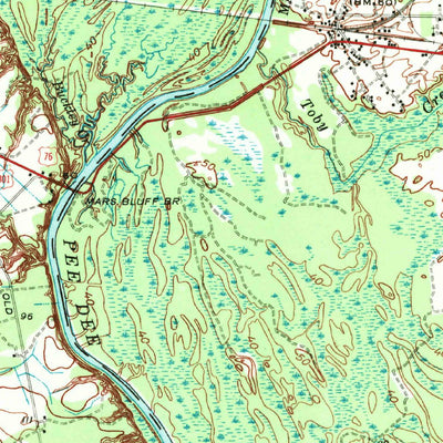 United States Geological Survey Florence East, SC (1940, 62500-Scale) digital map