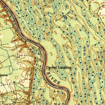 United States Geological Survey Florence East, SC (1945, 62500-Scale) digital map