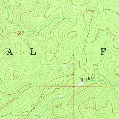 United States Geological Survey Florence, ID (1963, 24000-Scale) digital map