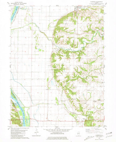 United States Geological Survey Florence, IL (1980, 24000-Scale) digital map