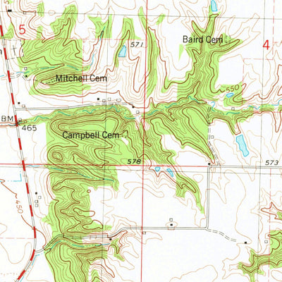 United States Geological Survey Florence, IL (1980, 24000-Scale) digital map