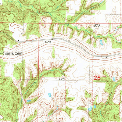 United States Geological Survey Florence, IL (1980, 24000-Scale) digital map