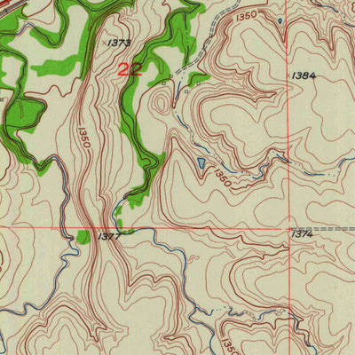 United States Geological Survey Florence, KS (1957, 24000-Scale) digital map