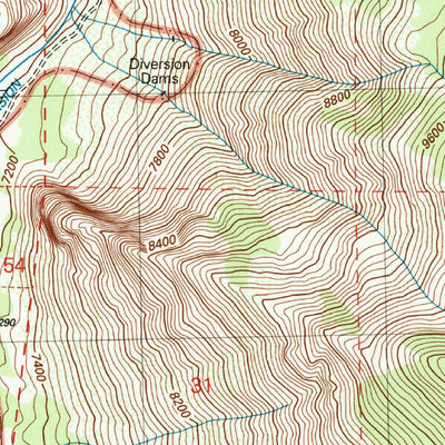 United States Geological Survey Florence Lake, CA (2004, 24000-Scale) digital map