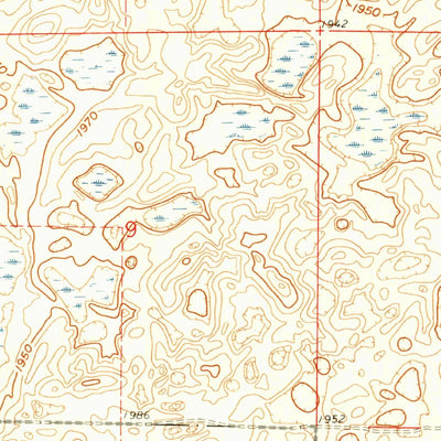 United States Geological Survey Florence Lake, ND (1960, 24000-Scale) digital map