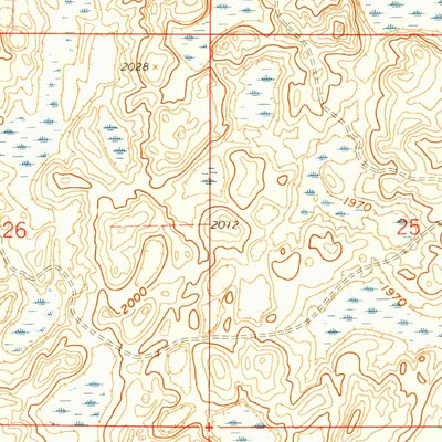 United States Geological Survey Florence Lake, ND (1960, 24000-Scale) digital map