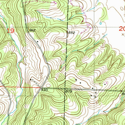 United States Geological Survey Florence, MO (1953, 24000-Scale) digital map