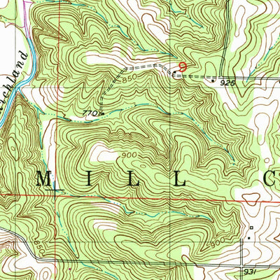United States Geological Survey Florence, MO (1953, 24000-Scale) digital map