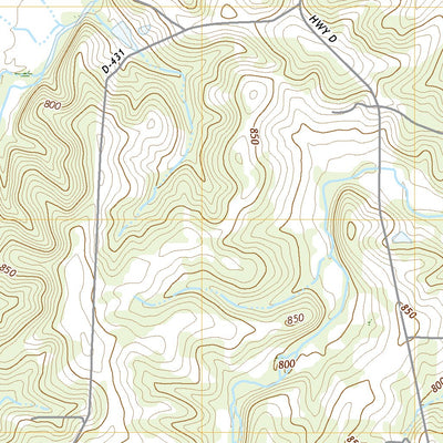 United States Geological Survey Florence, MO (2021, 24000-Scale) digital map