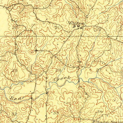 United States Geological Survey Florence, MS (1908, 62500-Scale) digital map