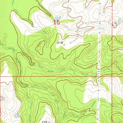 United States Geological Survey Florence, MS (1971, 24000-Scale) digital map