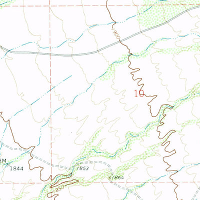 United States Geological Survey Florence NE, AZ (1966, 24000-Scale) digital map
