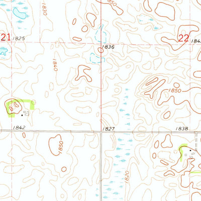 United States Geological Survey Florence NE, SD (1970, 24000-Scale) digital map