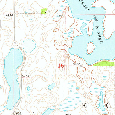 United States Geological Survey Florence NE, SD (1970, 24000-Scale) digital map