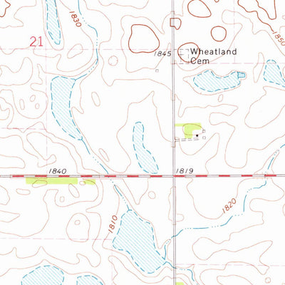 United States Geological Survey Florence NW, SD (1973, 24000-Scale) digital map