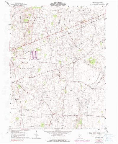 United States Geological Survey Florence, OH (1961, 24000-Scale) digital map