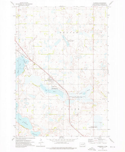 United States Geological Survey Florence, SD (1973, 24000-Scale) digital map