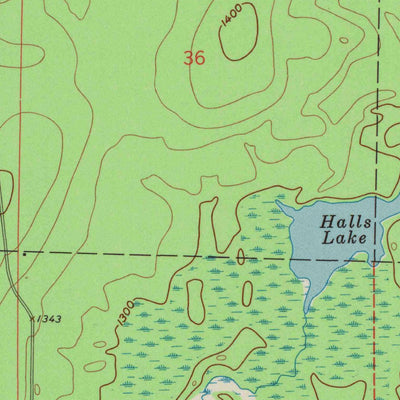 United States Geological Survey Florence SE, WI (1962, 24000-Scale) digital map