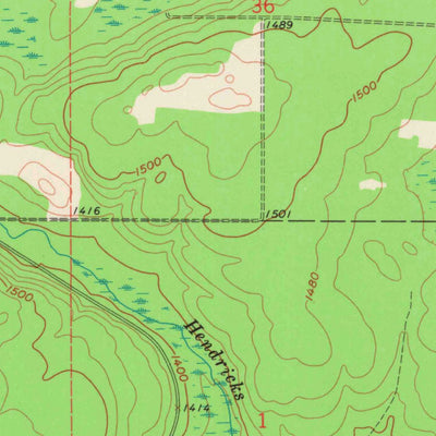 United States Geological Survey Florence SW, WI (1962, 24000-Scale) digital map
