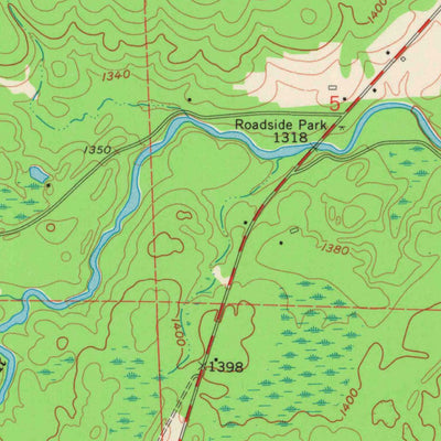 United States Geological Survey Florence SW, WI (1962, 24000-Scale) digital map