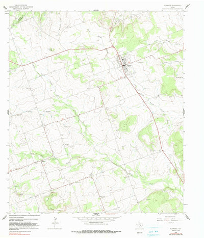 United States Geological Survey Florence, TX (1964, 24000-Scale) digital map