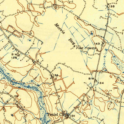 United States Geological Survey Florence West, SC (1945, 62500-Scale) digital map
