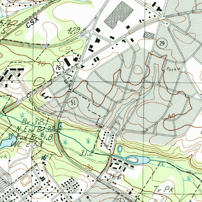 United States Geological Survey Florence West, SC (1986, 24000-Scale) digital map