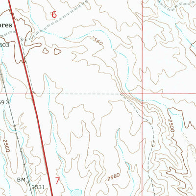 United States Geological Survey Flores, AZ (1969, 24000-Scale) digital map